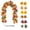 B_1, variant on YAMB Multicolor Artificial Maple Leaf Garland, 39.37" Weatherproof Long Trailing Hanging Floral Vines, Bendable Reusable Rattan-Style Foliage for Thanksgiving Indoor Seasonal Home Layout