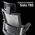 thumbnail image 3 of SIDIZ T80 Adjustable Ergonomic Office Chair with Lumbar Support, Dark Grey, 3 of 6