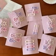 thumbnail image 4 of Giaone 2 Pairs Hairpins For Students Daily Wear Decorative Star Bows Bear Decors, 4 of 7