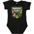 thumbnail image 3 of Inktastic Proud Military Daughter Soldier Hero Girls Baby Bodysuit, 3 of 5