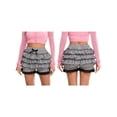 thumbnail image 3 of Michellecmm  Women's Fashion Shorts Fashion Lace Trim Layered Ruffle Short Pants, 3 of 9