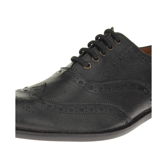 Mens Wingtip Black Full Grain Leather Oxford SL304 Dress