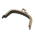 thumbnail image 1 of Dia.8.5cm 3.1 Pulgadas Retro Medio Hueco Metal Monedero Marco Monedero Broche Cerradura DIY Craft Latón Yinane Marco del bolso, 1 of 4
