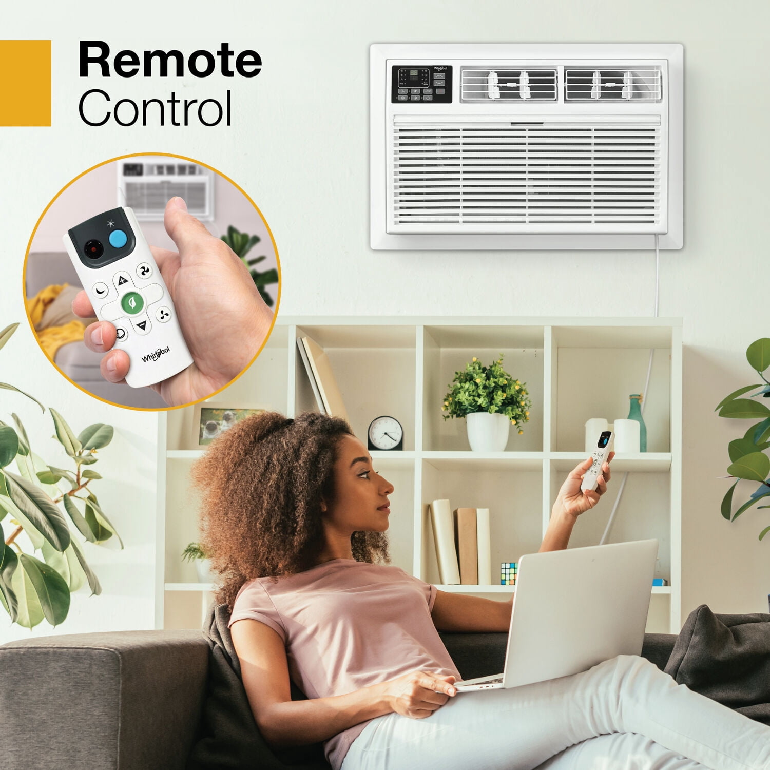 Whirlpool New 10,000 BTU 450 Sq Ft Through-the-Wall Air Conditioner, White