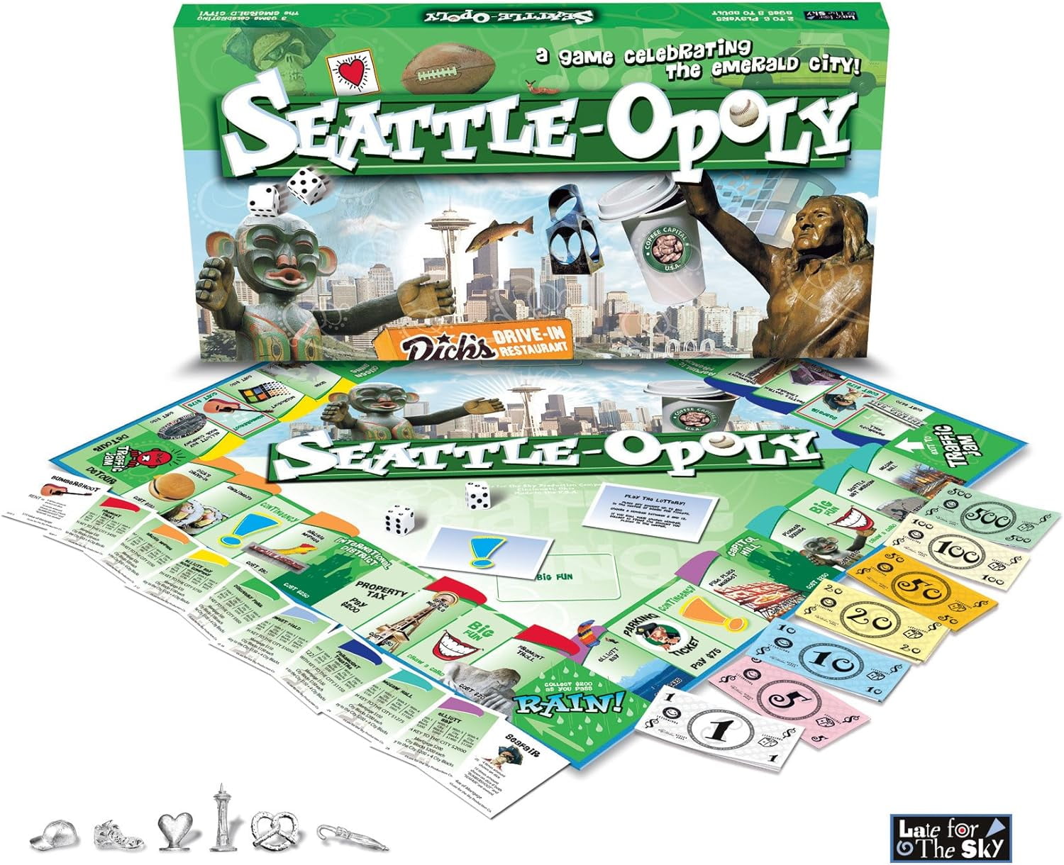 Bama Opoly Board Game, by Late for the Sky - Walmart.com