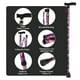 thumbnail image 3 of Bastón ANCKNE para mujer | Bastón ligero, ajustable en 5 niveles de altura y plegable de aluminio para personas mayores | Mango ergonómico con ruedas | Bastón portátil plegable, 3 of 5