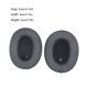 thumbnail image 4 of Methold Almohadillas para los oídos Cojín Cancelación de ruido Reemplazo para auriculares ATH-SR9 Relojes inteligentes Gris oscuro, 4 of 6
