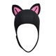 thumbnail image 1 of Gorro de buceo con orejas de gato, gorro de natación térmico de neopreno de 3 mm, gorro de surf para Negro Rosa Línea Negra, 1 of 9