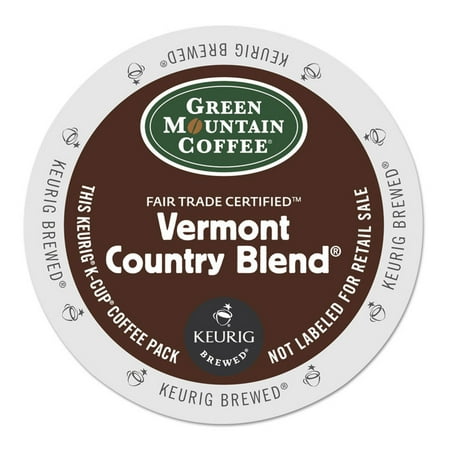 Green Mountain Vermont Country Blend Coffee K-Cups, 24/Box -GMT6602