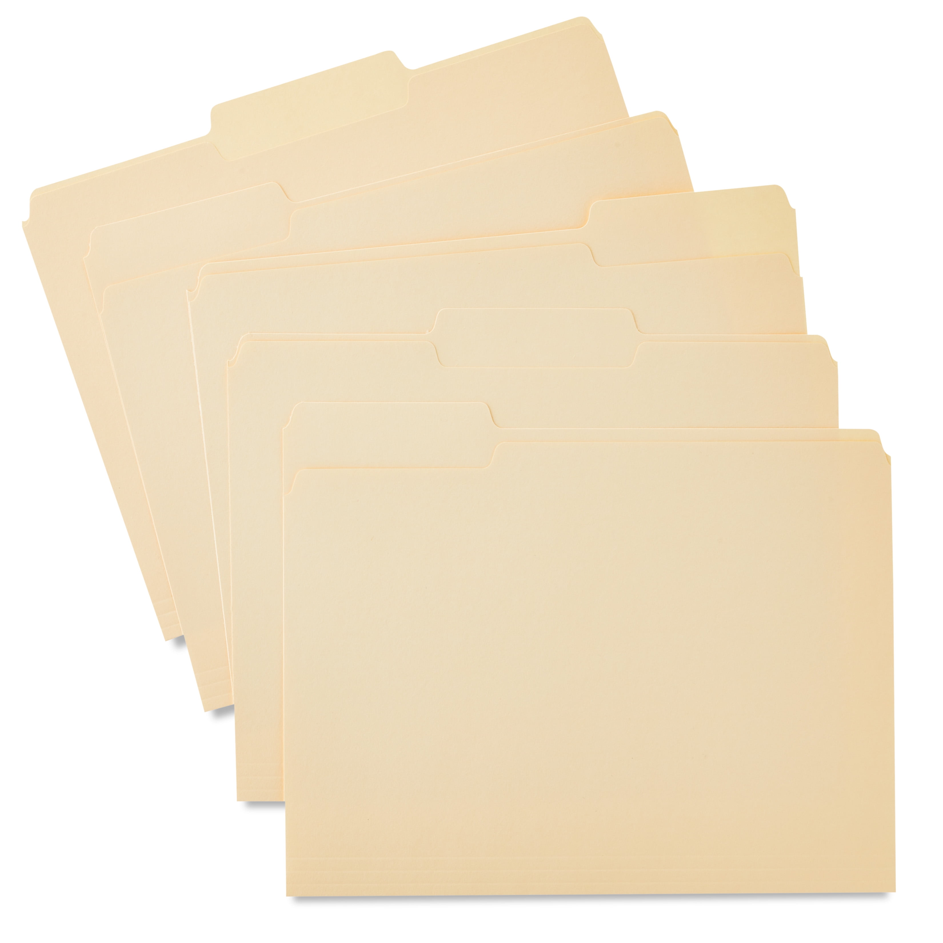 Pen+Gear Letter Size 1/3 Cut File Folders, 75 Count, Manila