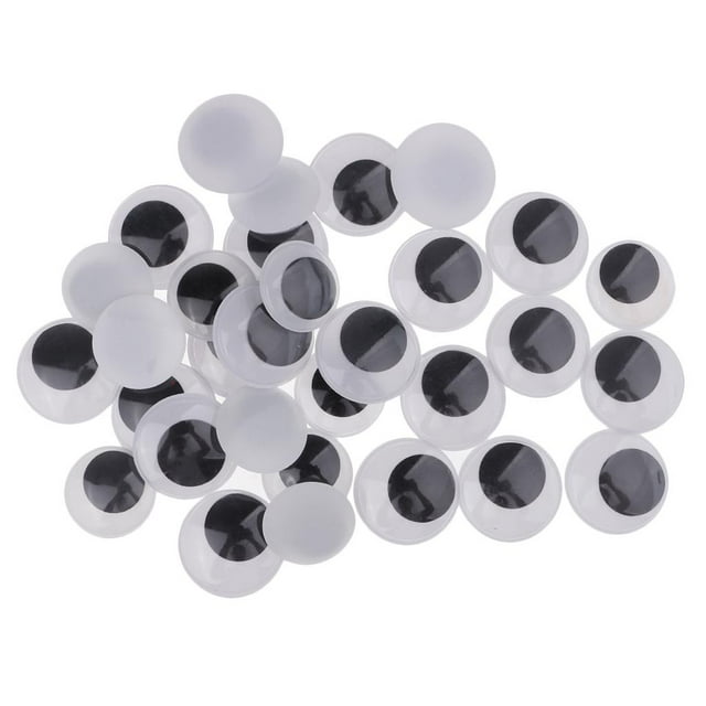 150 Piezas 12mm Wiggle Googly Eyes (sin Adhesivo) Con Autoadhesiva 15mm Wiggle Googly Eyes DIY Muñecas Kids Crafts Making Accessories Sunnimix Wiggle Eyes