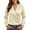 Beige, variant on Aezemi Women Wrap Work Shirts Pleated V Neck Dressy Long Sleeve Office Fashion Blouses Womens Spring Fall Business Casual Comfy Tops XL
