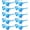 Blue 10 Packs, variant on 10/20 Pack Neon Party Sunglasses Bulk,Wholesale Retro 80s Colorful Mirrrored Lens Sunglasses Party Favors Blue 10 Packs,Multicolor