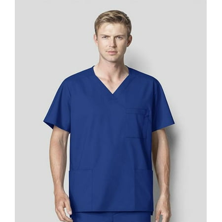 

Men s Short Sleeve V-Neck Top Scrub Top