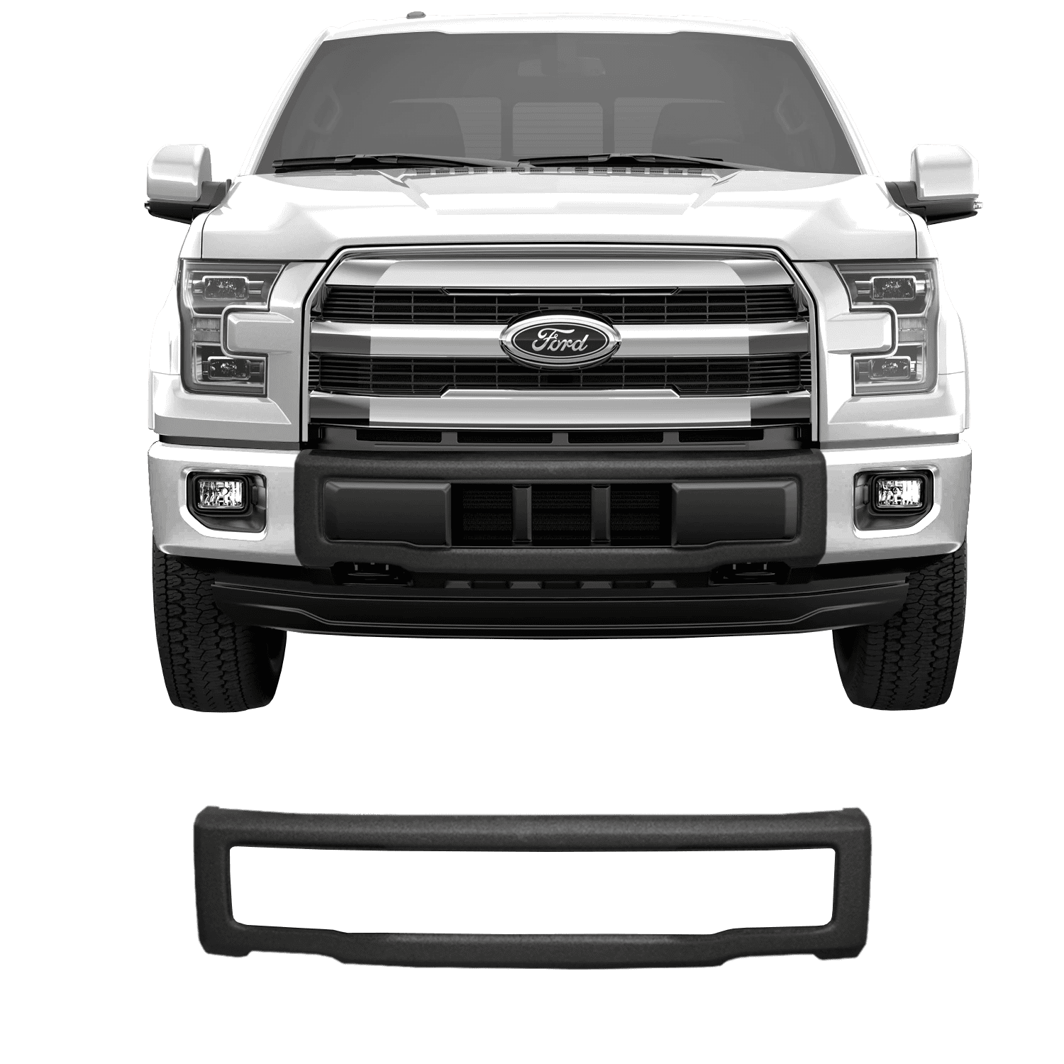 2015-2017 F150 Front Bumper Cover (Center Only) - Walmart.com