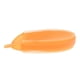 thumbnail image 1 of Cepillo de lufa de silicona para baño y ducha para exfoliar la piel, cuidar y masajear. naranja, 1 of 8