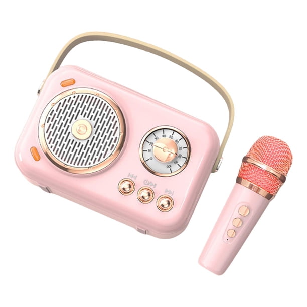 Máquina De Karaoke Portátil Con Micrófono - Altavoz RGB, Ideal Para Fiestas