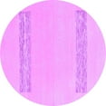 thumbnail image 1 of Ahgly Company Indoor Round Solid Purple Modern Area Rugs, 7' Round, 1 of 4