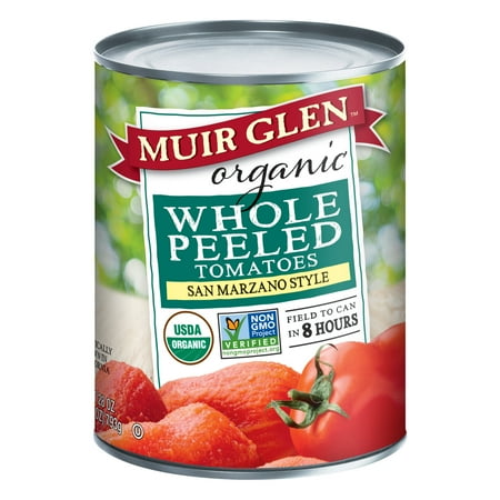 Organic Diced Tomatoes - (6 Pack) Muir Glen Organic Whole Peeled Plum Tomatoes, 28 oz