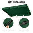 thumbnail image 6 of Yescom 76"x44" Outdoor Swing Cover Replacement UV30+ 180gsm Canopy Top for Porch Patio Garden Pool Seat, 6 of 10
