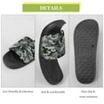 thumbnail image 7 of GZHJMY Stylish Slides for Women Men, Texture Military Camouflage Soft Flexible Slip-on Sandals Slippers, 7 of 7