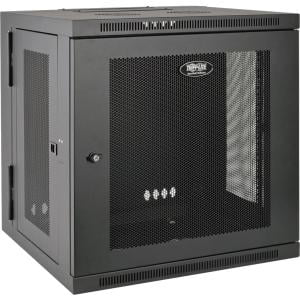 Tripp Lite 12U Wall Mount Rack Enclosure Server Cabinet Swinging Hinged Door Deep - 19