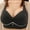 Black, variant on SROBPTY Plus Size Summer Bras for Womens,Women's Underwire Gathering Top Support Mom's Bra Large Size Thin Breathable Side Folding Sagging Foreign Trade Underwear