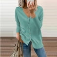 thumbnail image 6 of QWZNDZGR Autumn And Winter New Knitted Cardigan Women's Loose Top With Sweater V-Neck Sweater Coat Women's Dress, 6 of 6