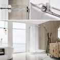 thumbnail image 2 of Dreamwerks 40 in. W x 40 in. D x 79 in. H Frameless Sliding Frosted Glass Shower Door Enclosure in Chrome, 2 of 5