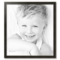 thumbnail image 2 of ArtToFrames 32" x 35" Honors Black with Gold Picture Frame, 32x35 inch Black Wood Poster Frame (WOM-5158), 2 of 7