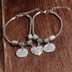 thumbnail image 4 of Pulsera de regalo para amigos, 2 piezas, de acero inoxidable, desechable, inspiradora., 4 of 4