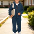 thumbnail image 5 of ITSAME Boys Outfit 2-Piece Zip Up Hooded Sweatshirt and Jogger Pants Casual Athletic Set Size 4T, 5 of 9