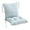 Blue, variant on Holloyiver Outdoor High Back Chair Cushions, Water Repellent Rocking Chair Cushions Replacement, Seat/Back Chair Cushions for Patio, Porch, Balcony and Indoor, 15.7"x31.4"