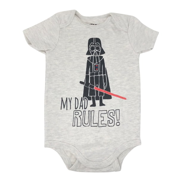 Body de manga corta de Darth Vader de Star Wars para bebés de 0 a 3 m