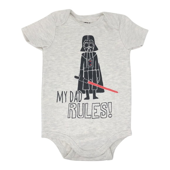 Body de manga corta de Darth Vader de Star Wars para bebés de 0 a 3 m