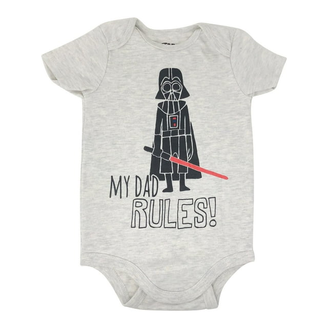 Body de manga corta de Darth Vader de Star Wars para bebés de 0 a 3 m