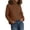 Sweaters Coffee, variant on Fall Sweaters For Women Turtleneck Knit Sweater Long Sleeve Rolled Edge Soft Cozy Casual Pullover Top Comfortable Warm Fall Winter Wear Knit Sweater GN2 XXXL