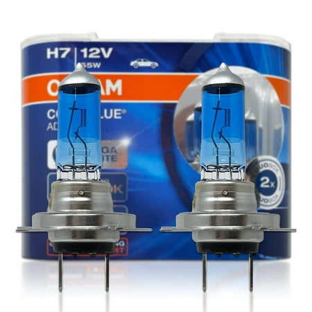 H7: Osram 62210CBA Cool Blue Advance Halogen Bulbs | Pack of 2