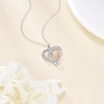 thumbnail image 2 of Mom Necklace 925 Sterling Silver Mother Neckalce Pendant Mom Daughter Pendant Jewelry Birthday Gifts for Mom Grandma Wife Daughter, 2 of 6