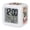 Letter D, variant on Independence Day Digital Alarm Clock for Bedrooms,Smart LED Alarm Clock with 7 Color Changing Night Light,Letter U Monogram USA Star Stripes Flag Silent Wake Up Clocks for Sleep Study 3.2"x3.2"