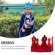 thumbnail image 4 of Guardurnaity Sombreros de fiesta para festivales de Halloween, gorra decorativa, tocado brillante bonito, puesta en escena, vestido, accesorio decorativo Disfraces de disfraces Rojo Guardurnaity AP012648-01, 4 of 6