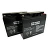 (2) Pro Power 12v 18ah for FJC 45575 Heavy Duty Jumper Pack