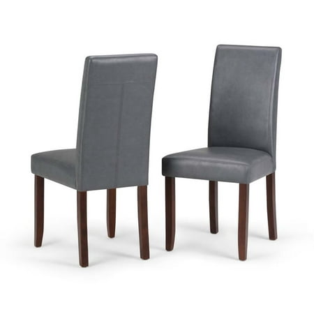 Simpli Home Acadian Dining Chair In, Leather Kitchen Chairs Canada