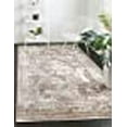 thumbnail image 3 of Unique Loom 3141314 7 x 10 ft. Salle Garnier Sofia Rectangular Rug, Light Brown, 3 of 5