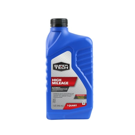 Super Tech High Mileage Automatic Transmission Fluid, 1 (Best Mercon V Transmission Fluid)