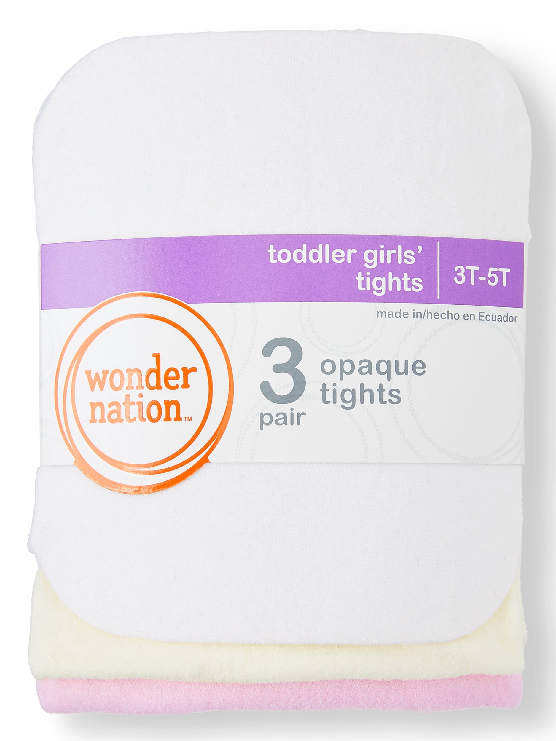 Wonder Nation Baby and Toddler Girls Box Tight, 3 Pack, 18-36M