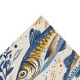 thumbnail image 4 of Yayeee Tapestry Wall Hanging for Bedroom 60" x 40" Living Room Home Wall Art Decor, Blue Sardines Pattern, 4 of 7