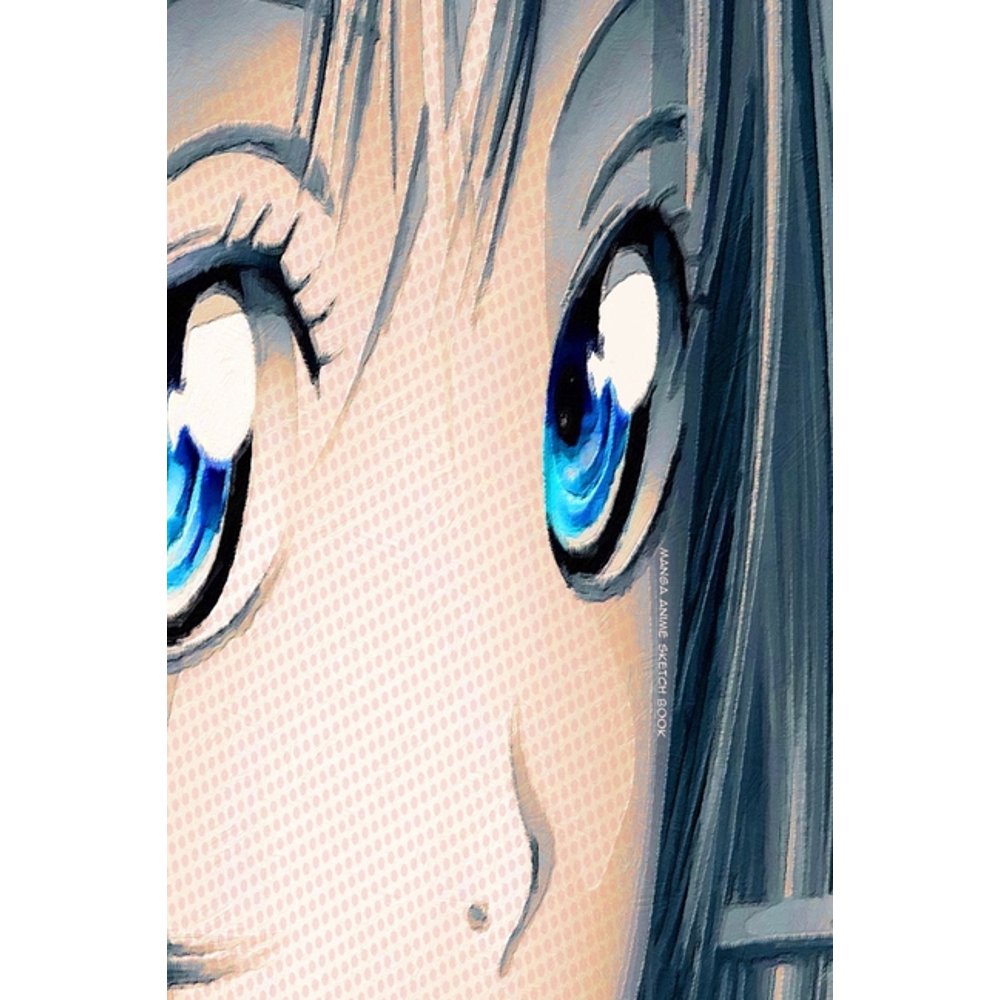 Manga Anime Sketch Book Sketch Book 8.5" X 11", Personalized Artist