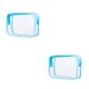 thumbnail image 2 of Billuyoard PVC Toiletry Towel Bag Portable See Makeup Closure Hiking Cosmetic Zipper Storage Pouch Tools Cream Organizer Sun Through 2Conjunto, 2 of 6