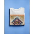 thumbnail image 3 of Pisces Zodiac Ethnic Style Sweatshirt Men -Image by Shutterstock, Male 4X-Large, 3 of 4